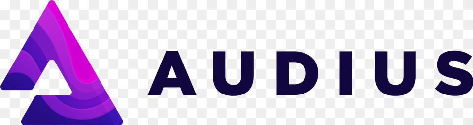 Audius Logo, Purple, Triangle Free Transparent Png