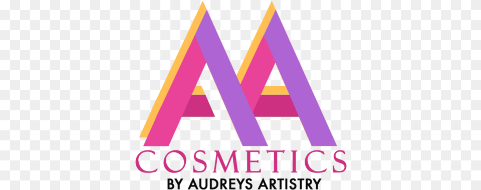 Audreys Artistry Logo, Purple, Triangle Png Image