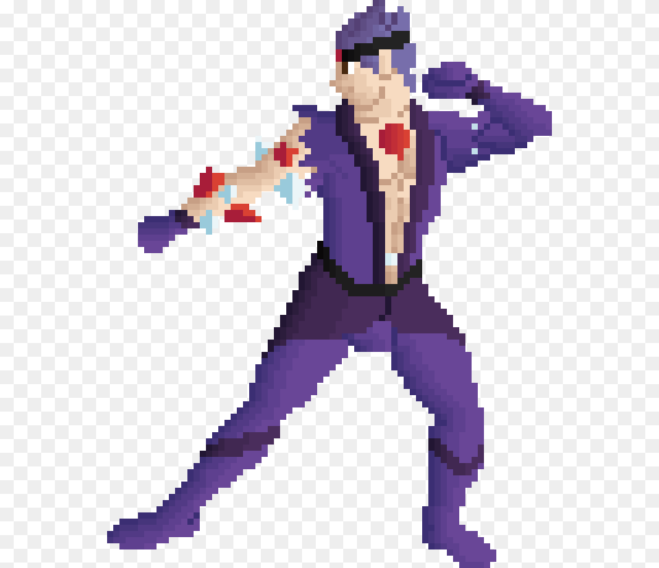 Aug Pixel Art My Hero Academia, Clothing, Costume, Person, Purple Free Transparent Png