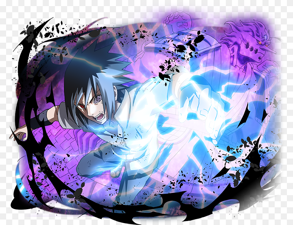 Aug Ultimate Ninja Blazing Sasuke, Book, Comics, Publication, Person Free Png Download