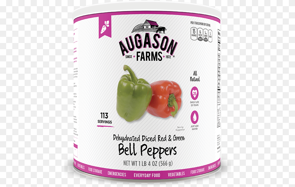 Augason Farms Dehydrated Diced Red Amp Green Bell Peppers Augason Farms Dehydrated Diced Red Amp Green Bell, Bell Pepper, Food, Pepper, Plant Png