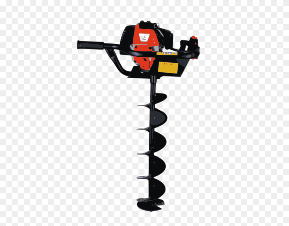 Augers Post Hole Digger Drilling Rig Gasoline Hydraulic Machinery, Outdoors, Nature Free Png