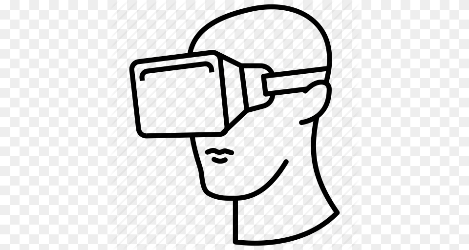 Augmented Reality Face Virtual Reality Virtual Reality Headset, Photography, Art, Drawing Free Png