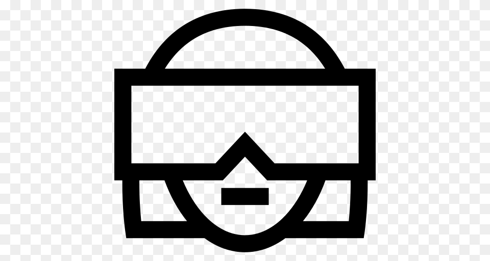 Augmented Reality Virtual Reality Icon, Gray Free Transparent Png