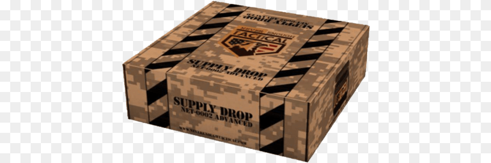 August 2018 Advanced Supply Never Enough Tactical, Box, Crate, Clapperboard, Cardboard Free Png