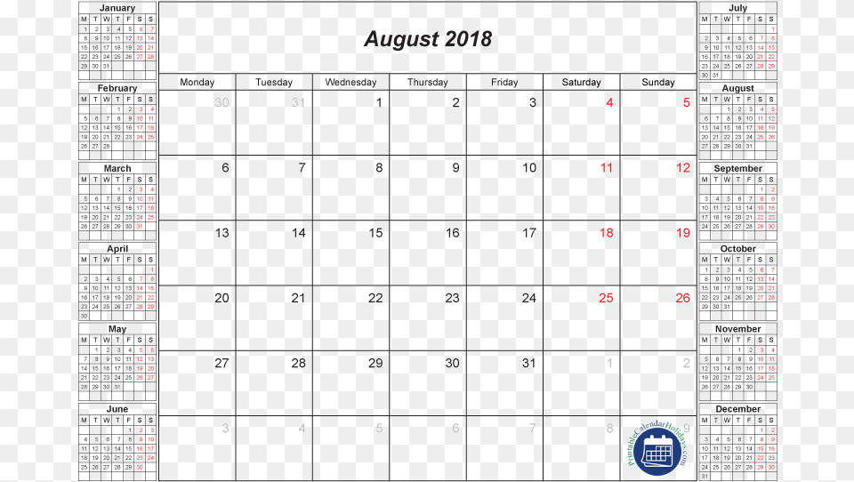 August 2018 Calendar Full Moon 2017 Calendar Of The Month October, Text, Computer Hardware, Electronics, Hardware Free Transparent Png