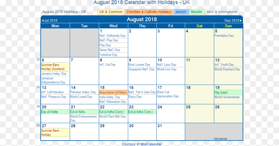 August 2018 Calendar With Uk Holidays To Print Holiday March 2019 Calendar, Text, Computer Hardware, Electronics, Hardware Free Transparent Png