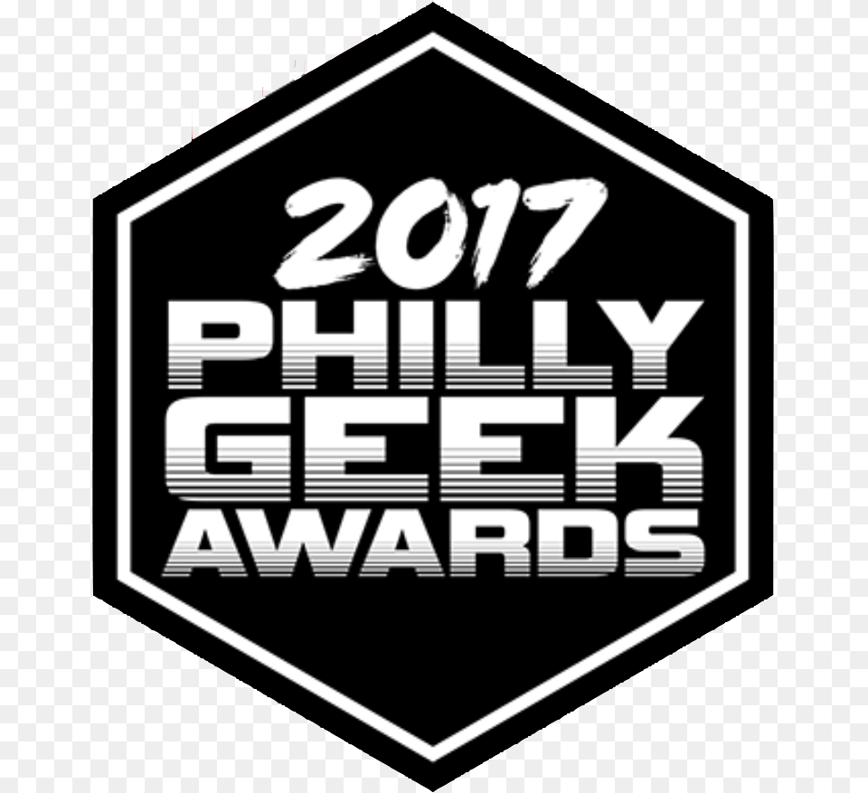 August 28 2017 Basil Harris Philly Geek Awards Logo, Sign, Symbol, Road Sign Free Png