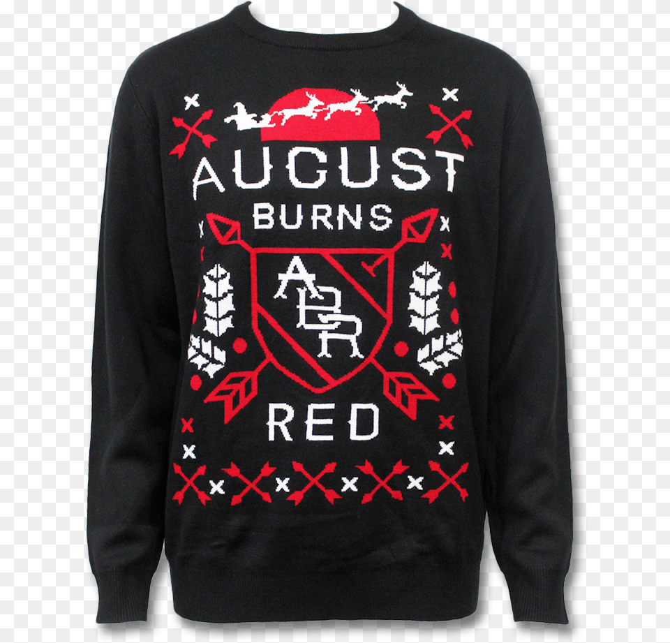August Burns Red Sweater, Clothing, Hoodie, Knitwear, Sweatshirt Free Png