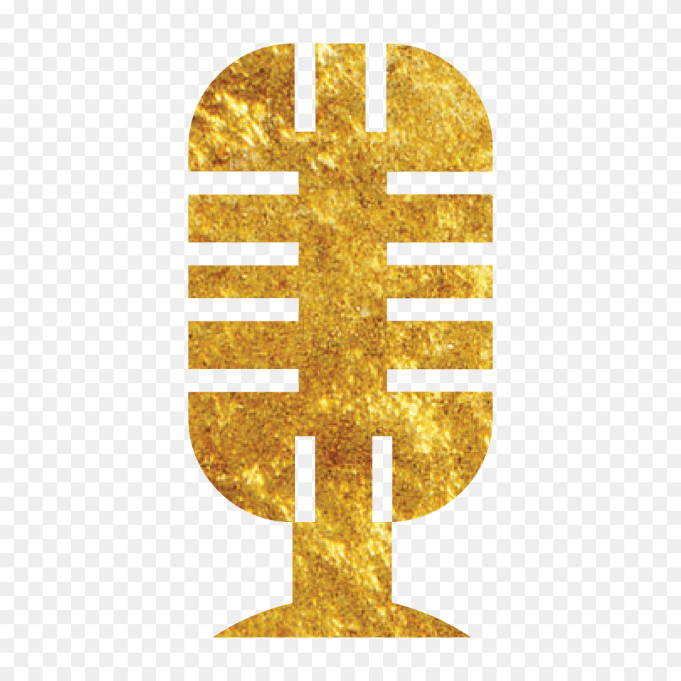 August Graphics Pack Microphone Gold, Electrical Device, Chandelier, Lamp, Cross Free Png Download