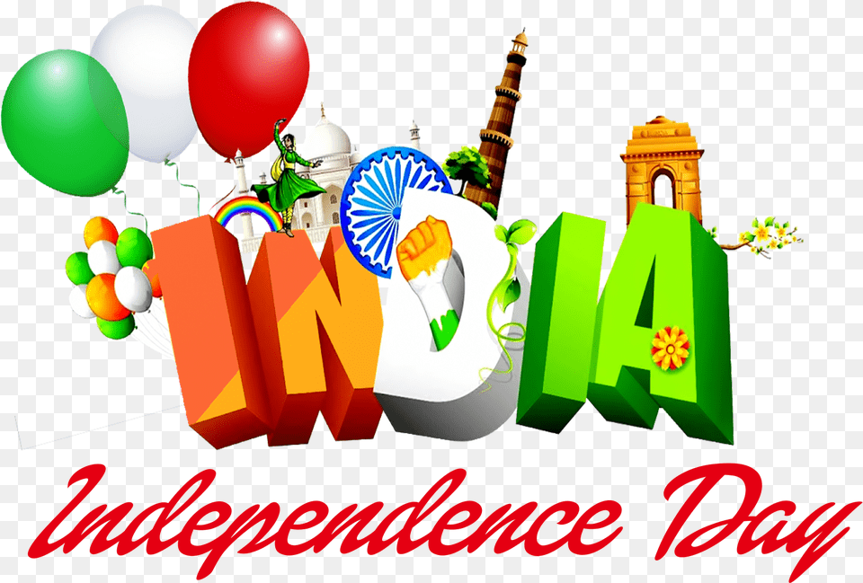 August Independence Day Clipart India Independence Day Clipart, Balloon, People, Person Free Png