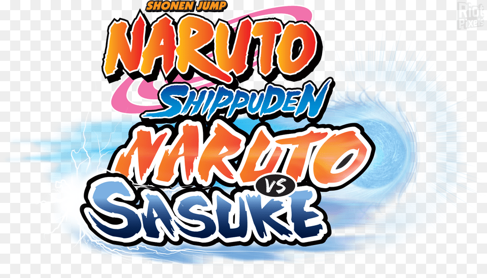 August Naruto Shippuden Naruto Vs Sasuke Logo, Advertisement, Poster Png Image