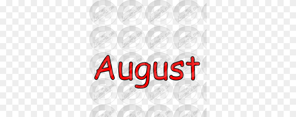 August Picture For Classroom Therapy Use, Sticker, Text, Disk Free Png