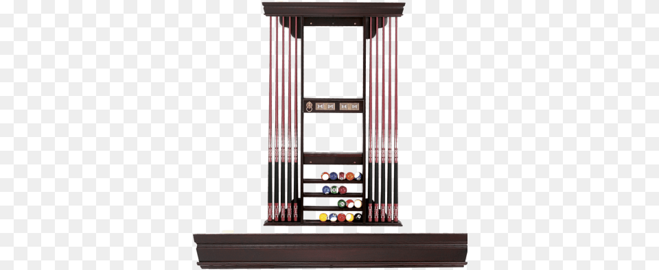 Augusta Deluxe Cue Rack Pool Table Cabinet, Furniture, Indoors Free Png