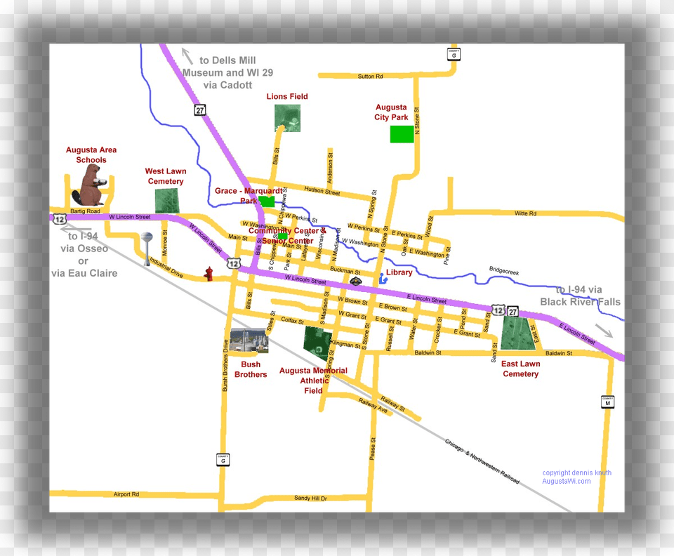 Augusta Wisconsin Street Map All Streets In Augusta Map, Chart, Diagram, Plan, Plot Free Png Download