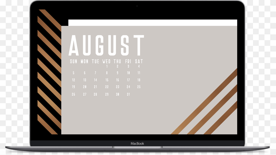 Augustcalendar 2018 Mocklaptop Netbook, Computer, Electronics, Text, Laptop Free Png