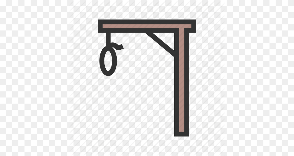 Augustine Death Gallows Hanging Jail Noose Rope Icon, Arch, Architecture, Bracket Free Png