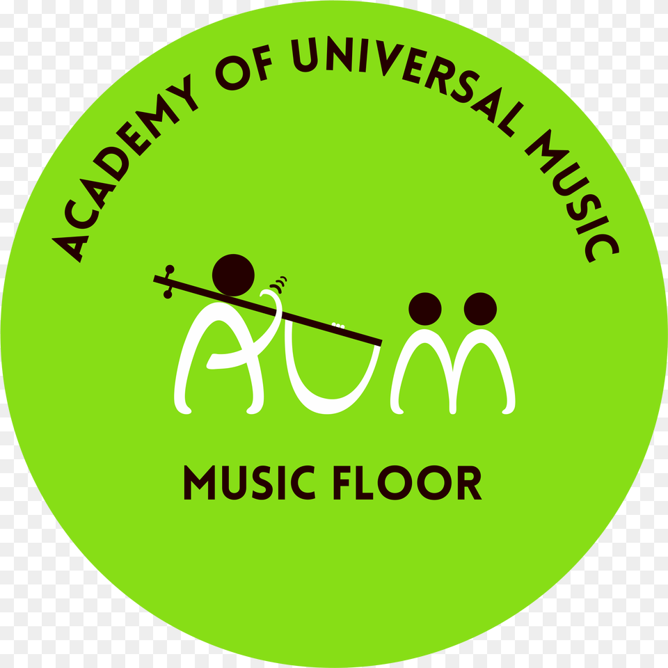 Aum Academy Of Universal Music Dot, Green, Logo, Disk Free Transparent Png
