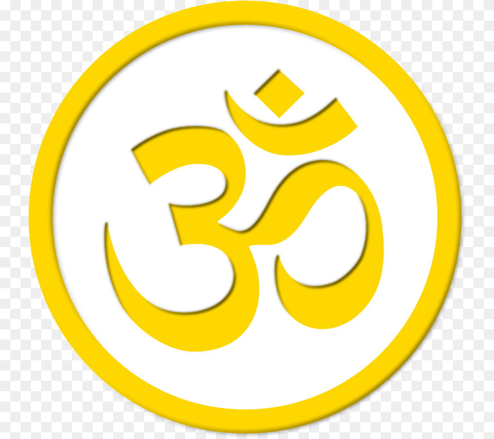 Aum Om Simbolo Symbol Yoga Namaste Peace Gold 1, Logo, Text Free Png
