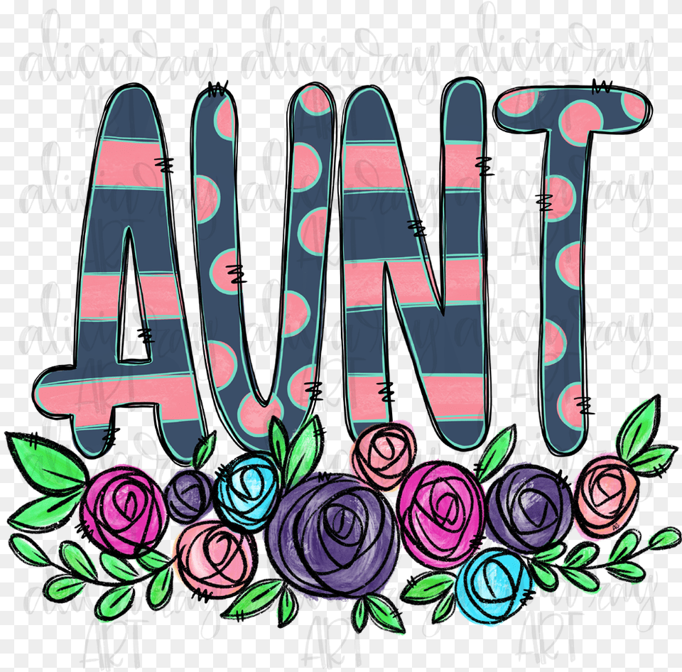 Aunt Amp Florals Example Image, Art, Graphics, Floral Design, Pattern Png