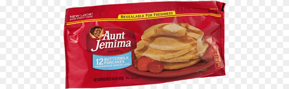 Aunt Jemima, Bread, Food, Pancake, Burger Free Png Download