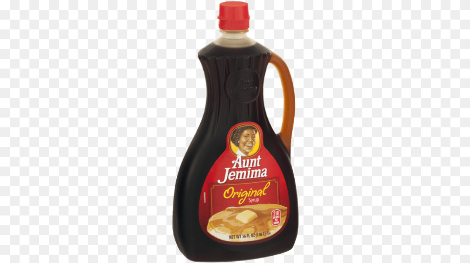 Aunt Jemima Original Syrup 12 Oz, Food, Seasoning, Ketchup, Person Png