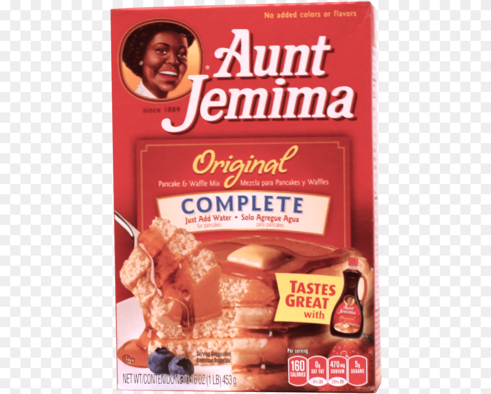Aunt Jemima Pancake Mix 32 Oz, Adult, Person, Woman, Female Png Image