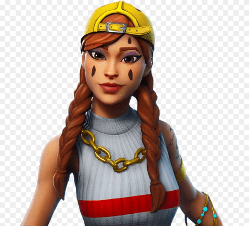 Aura Aurafortnite Fortnite Tmgteam Aura Fortnite Skin, Doll, Toy, Face, Head Free Png Download