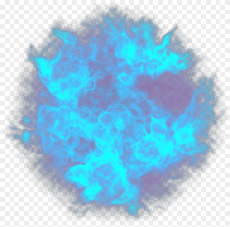Aura Blue Spirit Blueaura Neon Glow Star Blue Fire Ball, Pattern, Astronomy, Outer Space, Nebula Free Png