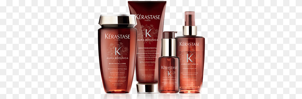 Aura Botanica Kerastase Review, Bottle, Lotion, Cosmetics, Perfume Png Image