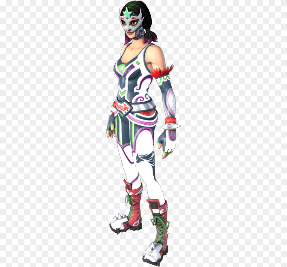 Aura Fortnite Skin Dynamo Fortnite, Adult, Person, Female, Costume Png