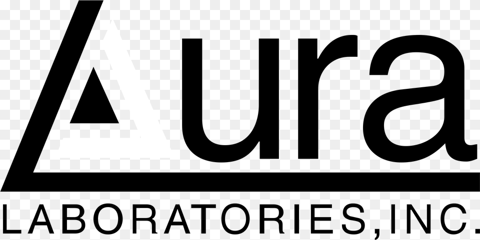 Aura Laboratories Logo Black And White Graphics, Number, Symbol, Text, Triangle Png