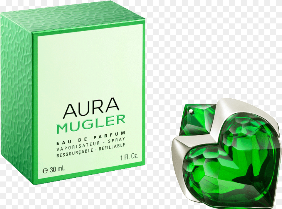 Aura Mugler Eau De Parfum Thierry Mugler Aura Perfume, Accessories, Gemstone, Jewelry, Bottle Free Transparent Png