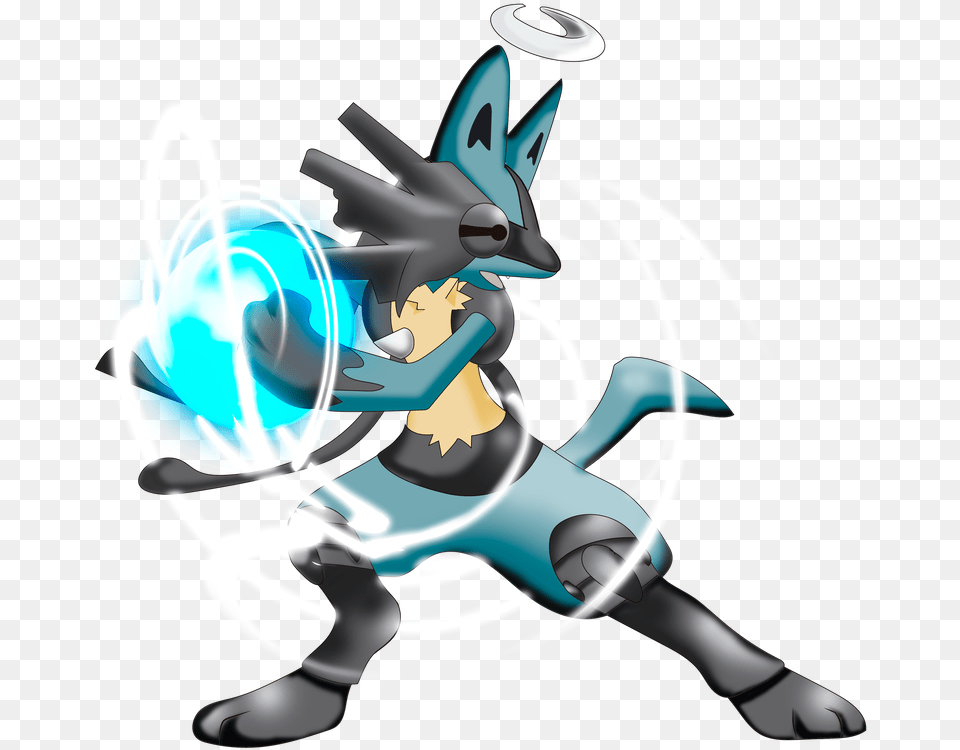 Aura Sphere Lucario, Art, Graphics, Book, Comics Free Transparent Png