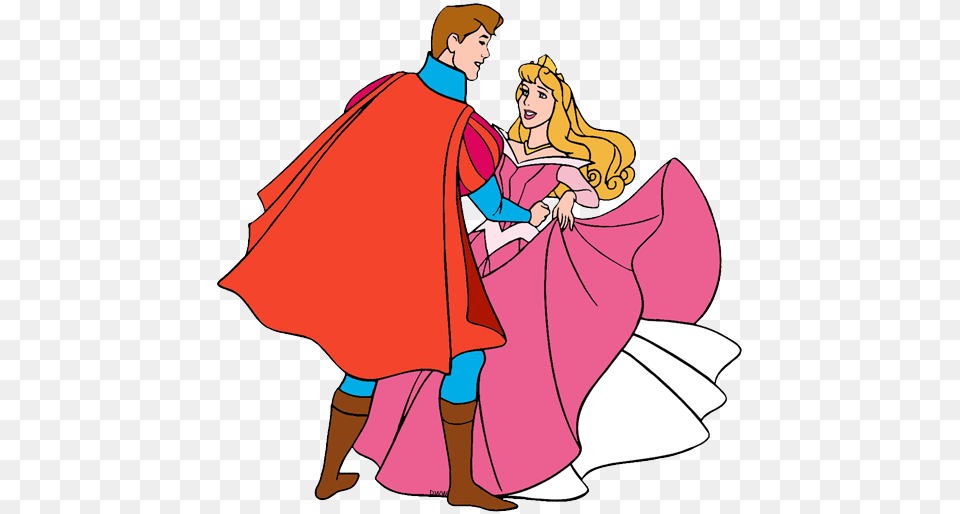 Aurora And Phillip Clip Art Disney Clip Art Galore, Cape, Clothing, Fashion, Adult Png Image