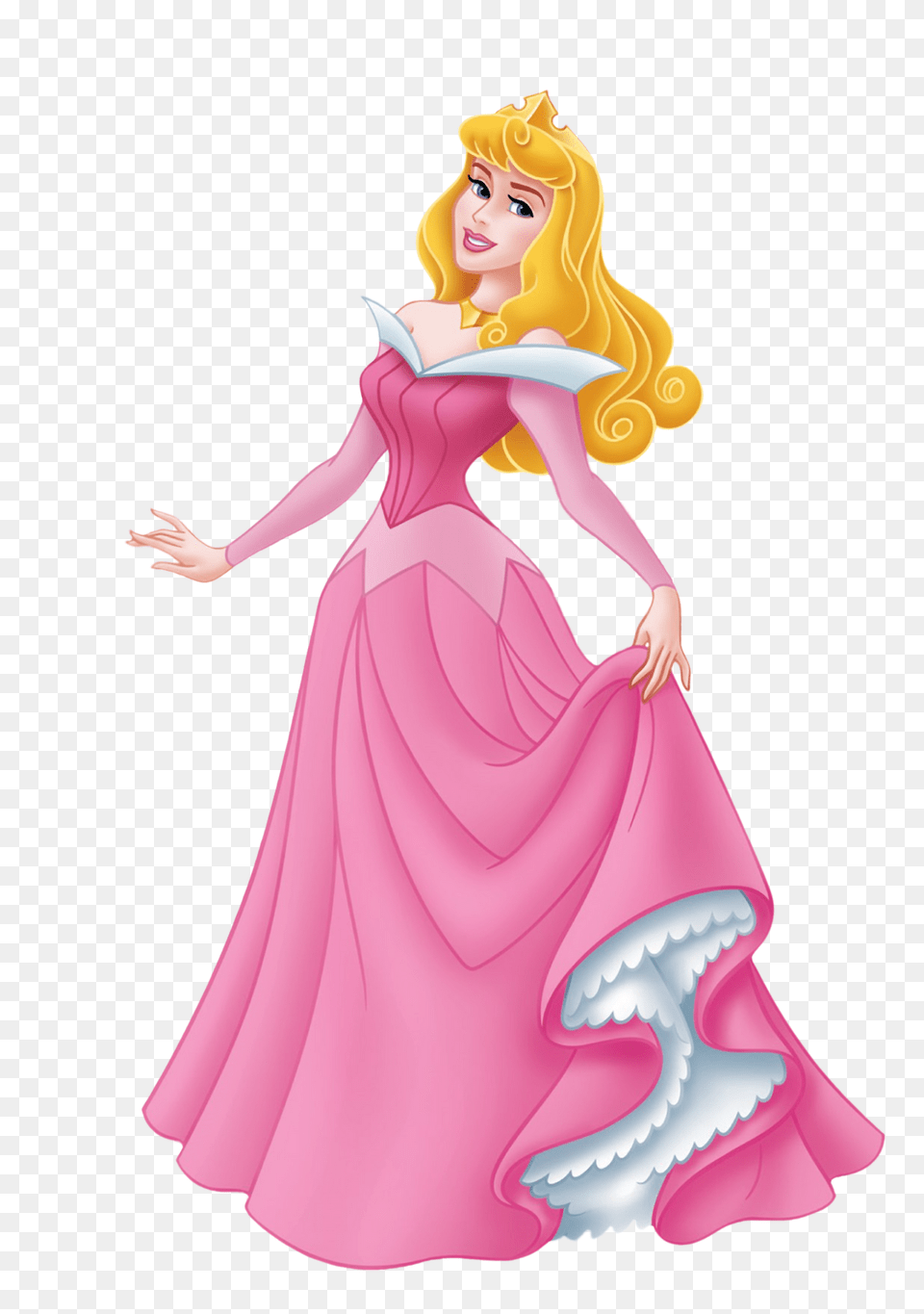 Aurora Background Princesa Peach, Clothing, Figurine, Dress, Adult Free Transparent Png