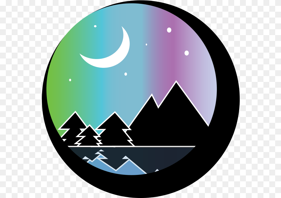 Aurora Borealis Crescent, Astronomy, Moon, Nature, Night Png