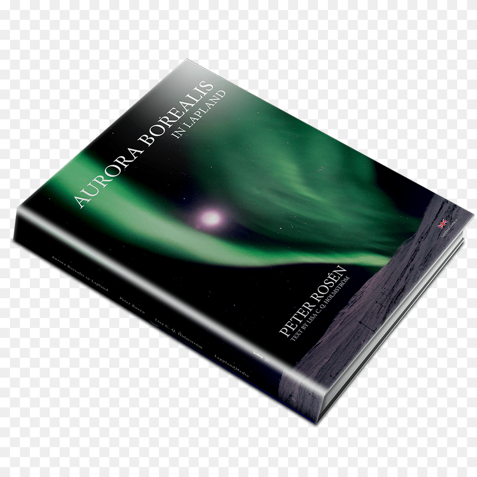 Aurora Borealis In Lapland, Book, Publication, Business Card, Paper Free Png