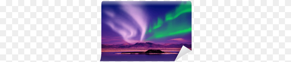 Aurora Borealis Wall Mural U2022 Pixers We Live To Change Northern Lights In Which Country, Nature, Night, Outdoors, Sky Free Png Download