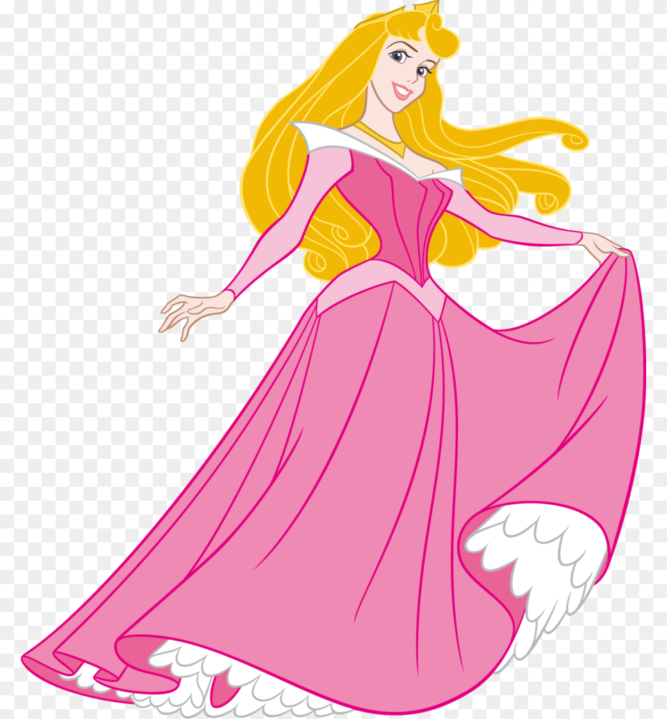 Aurora Pink Princess, Clothing, Dress, Adult, Person Free Transparent Png