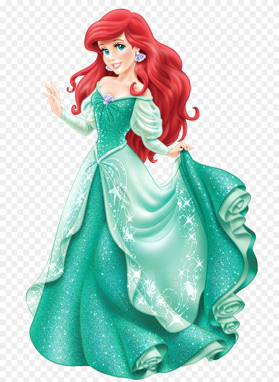 Aurora Princess Ariel, Clothing, Dress, Figurine, Doll Free Transparent Png