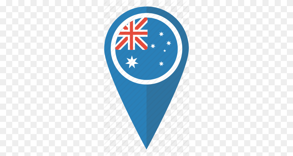 Aussie Australia Flag Location Map Pin Pointer Icon Png Image