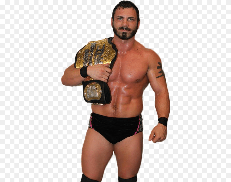 Austin Aries Champion, Adult, Male, Man, Person Free Transparent Png