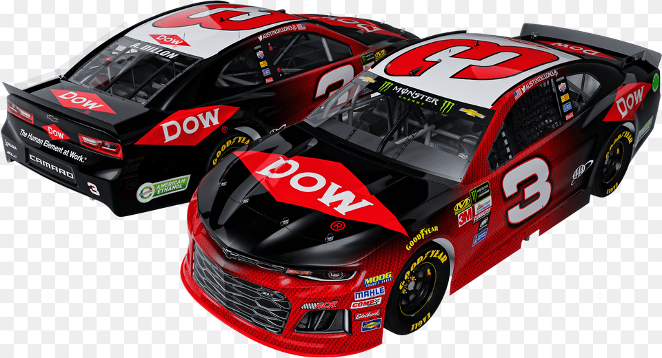 Austin Dillon 2018 No Dow Chemical Company, Car, Transportation, Vehicle, Sports Car Free Transparent Png