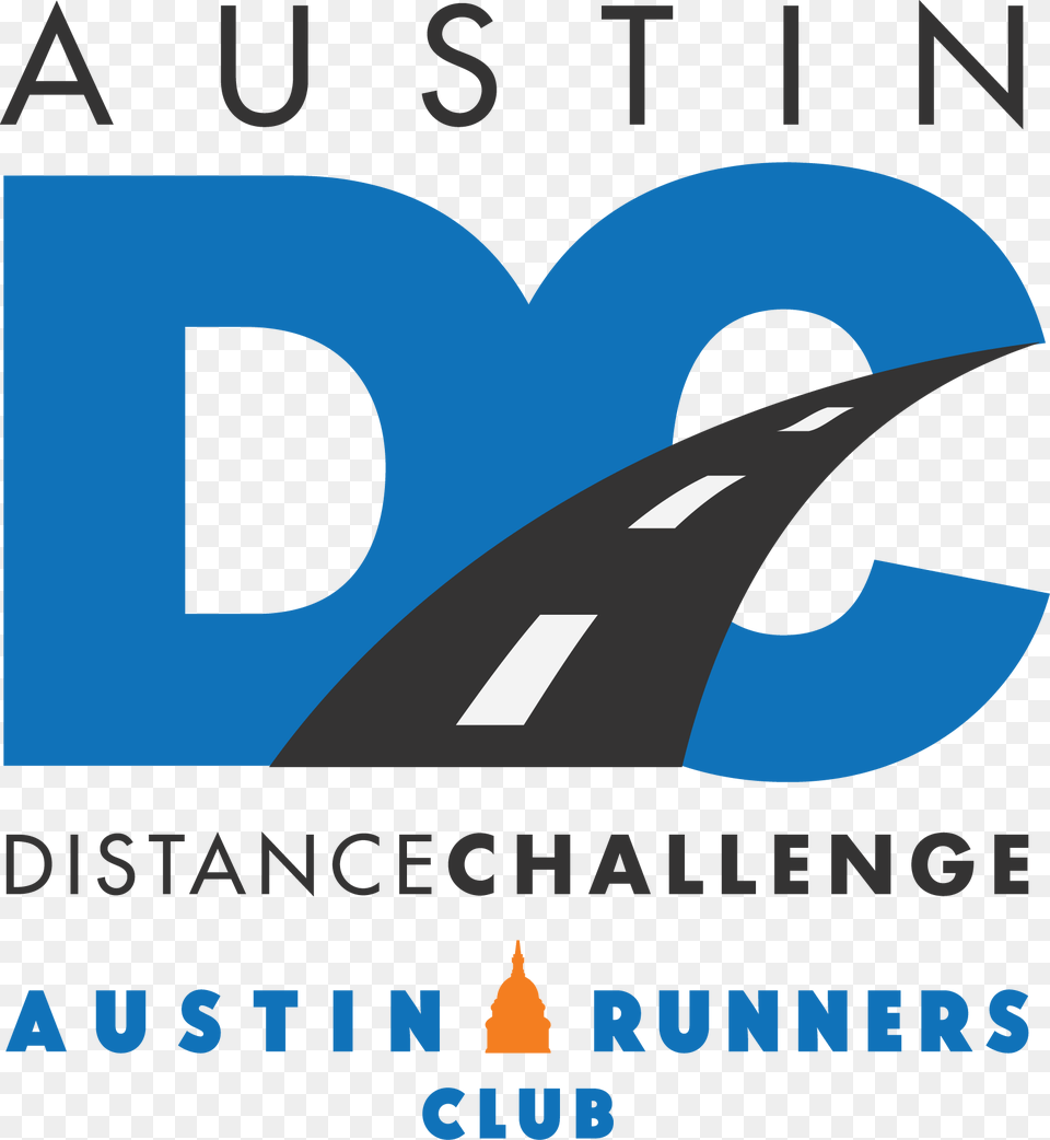 Austin Distance Challenge, Logo, Advertisement, Poster, Text Free Transparent Png