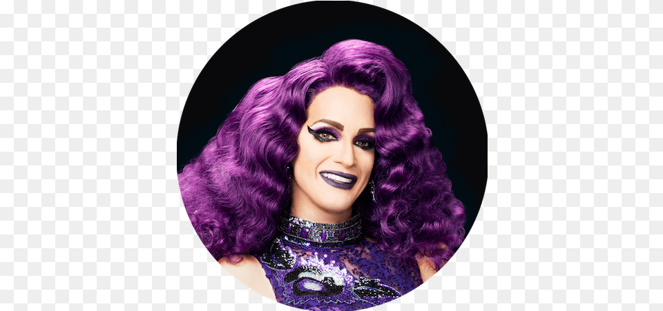 Austin Drag Queen Cynthia Lee Fontaine Drag Queen Cynthia Lee Fontaine, Adult, Purple, Photography, Person Free Transparent Png
