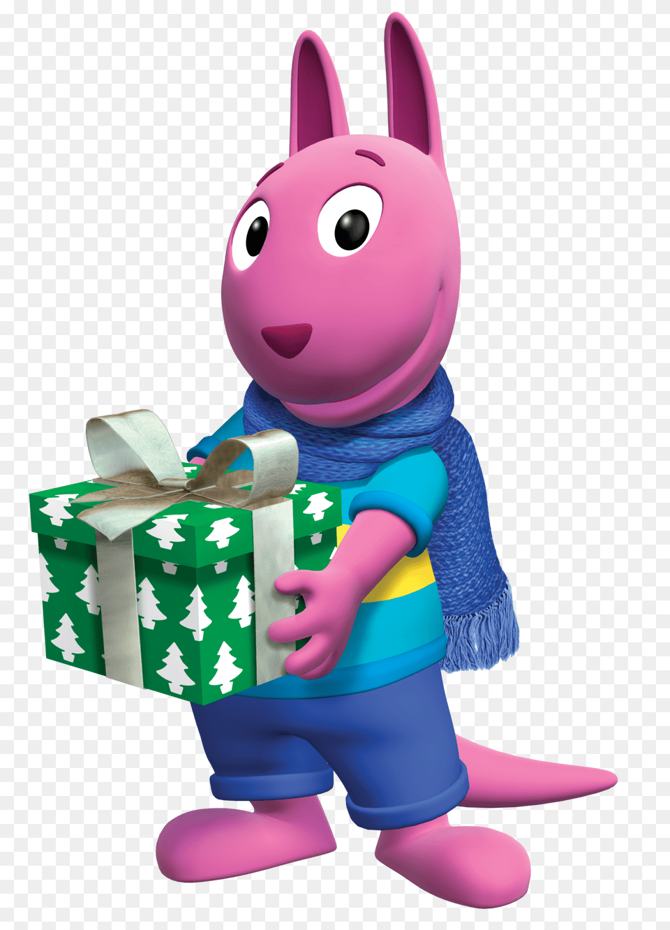 Austin Holding A Christmas Present Transparent, Toy Png Image