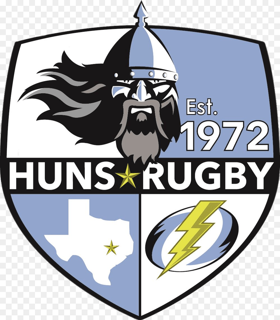 Austin Huns Rugby Logo, Symbol, Emblem, Armor, Animal Png Image