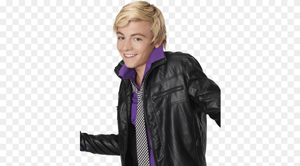 Austin Moon Ross Lynch, Clothing, Coat, Jacket, Leather Jacket Free Transparent Png