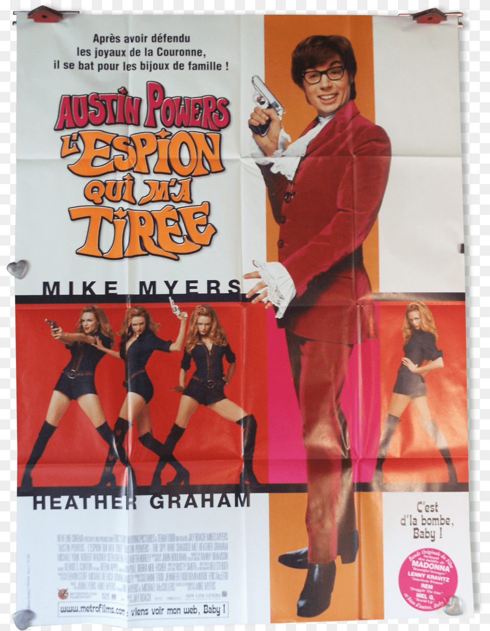 Austin Powers 160 X 120 Original Folded Poster Selency Powers The Spy Who Shagged, Advertisement, Adult, Person, Man Free Png Download